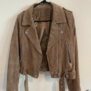 BlankNYC Suede Moto Jacket
